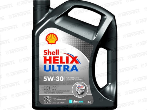 Масло моторное Shell HЕLIX Ultra ECT 5W30 (синт.бенз/диз) (4л) - Авторота