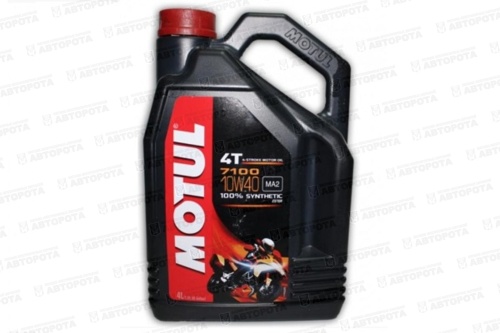 Масло моторное Motul 4T 7100 10W40 (синт.бенз/мото) (4л) - Авторота