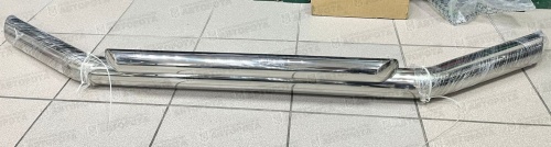Защита бампера УАЗ переднего (D-76х57) двойная 316300471502400 (УАЗ) - Авторота