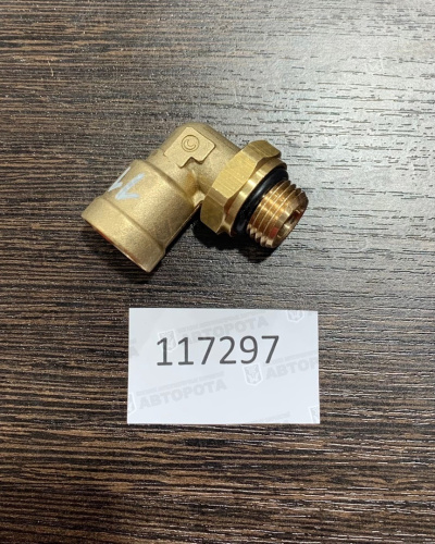 Фитинг-штуцер пластиковых труб угловой 12 мм/резьба наружная М16х1,5 D9502 (металлический) (АЗ КАМАЗ) - Авторота