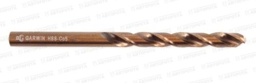 Сверло по металлу 6мм DIN 338 HSS-Co5 5xD 135° HA тип UNI 100530-6 (Garwin) - Авторота