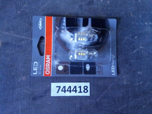 Лампа автомобильная 12В габаритная LED W16W 2Вт W2.1x9.5d 9212CW (Osram) - Авторота