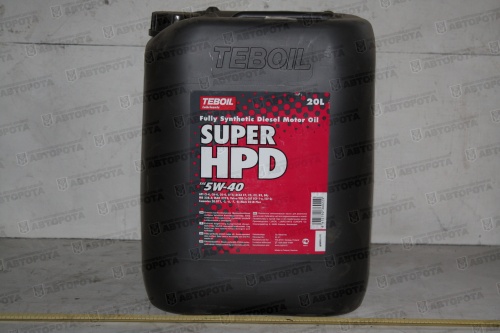 Масло моторное TEBOIL Super HPD 5W40 (синт.диз)  (20л) - Авторота
