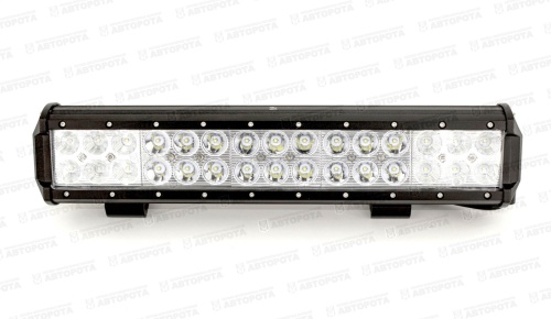 Фонарь автомобильный LED 90W 30 светодиодов 37см 2-рядный комбо ЛайтБар (балка) IP67 (redBTR) - Авторота