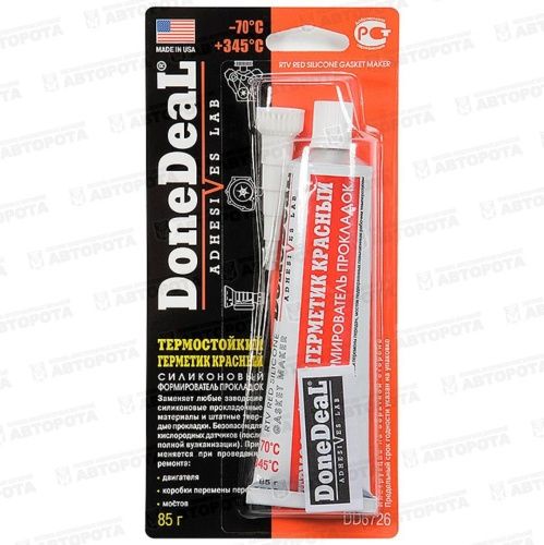 Герметик-прокладка DONEDEAL  (85г) красный силикон DD6726 - Авторота