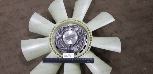 Вентилятор ЯМЗ с вязкостной муфтой 660мм 9 лопастей в сборе 020003896 (HTKS020003896) - Авторота