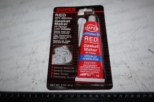 Герметик-прокладка Super (85г) красный AB-11 - Авторота