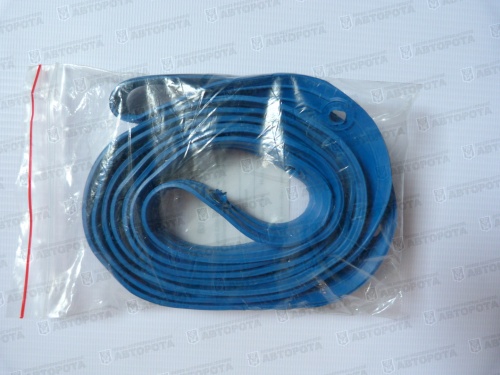 Прокладка для а/м КАМАЗ поддона с металлическими шайбами силиконовая синяя 740-1009040-01 (02) (КАМРТИ) - Авторота