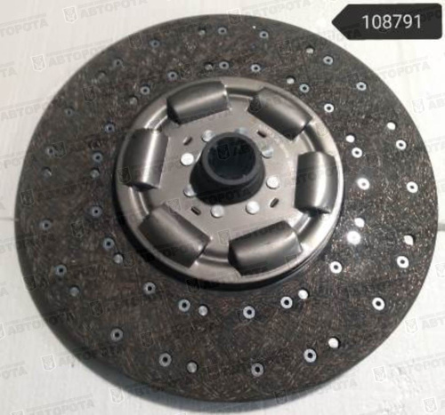 Диск сцепления ведомый для а/м КАМАЗ в сборе 1878 000 206/ 20.1601130 (АЗ КАМАЗ) - Авторота