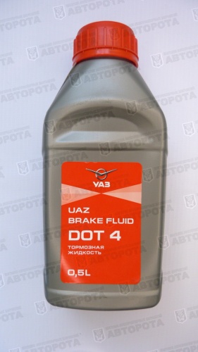 Жидкость тормозная УАЗ ДОТ-4 (455г) 000000473402400 (УАЗ) - Авторота