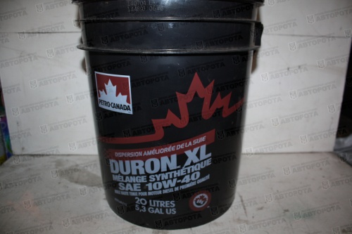 Масло моторное Petro-Canada Duron XL 10W40 (п/синт.бенз/диз/газ)  (20л) - Авторота