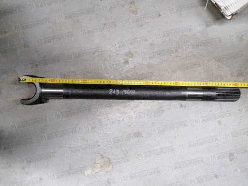 Полуось УРАЛ переднего моста внутренняя левая короткая (обычная) 5557-2303069 (УралАЗ) - Авторота