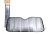 Шторка на лобовое стекло 1300х600 (гармошка) серебро ASPS-60-01 (Airline)