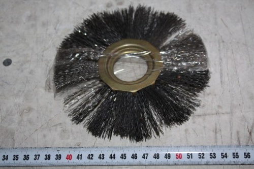 Щетка по металлу дисковая плоская, витая D-150х22,2мм - Авторота