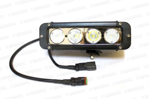 Фара дополнительная прямоугольная LED 4 светодиода комбинированный свет 40W 200мм IP67 843040 (redBTR) - Авторота