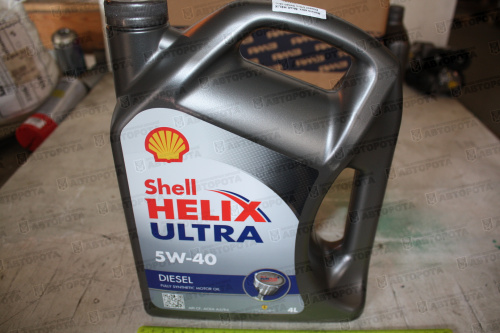 Масло моторное Shell HELIX Diesel Ultra 5W40 (синт.диз) (4л) - Авторота