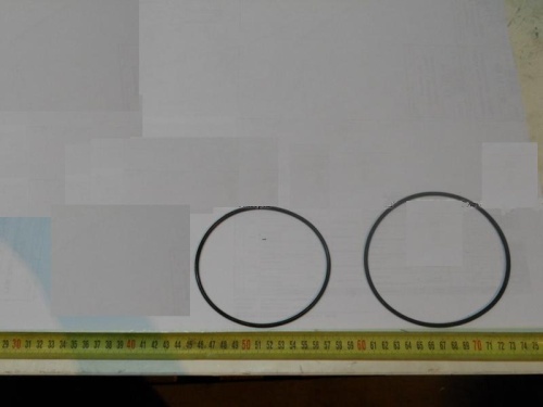 Ремкомплект фильтра центробежной очистки масла для а/м КАМАЗ (2 кольца) (РТИ) 740-1017009 - Авторота