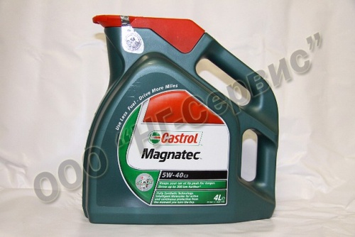 Масло моторное Castrol Мagnatec  5W40 (синт.бенз/диз)  (4л) - Авторота