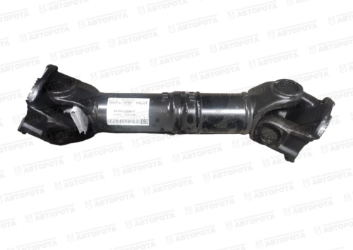 Вал карданный для а/м КАМАЗ среднего моста 699мм торцевой шлиц 4 отверстия 43114-2205011 (CN) - Авторота