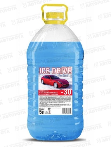 Жидкость стеклоомывателя низкотемпературная Ice Driver -30°С (4л) - Авторота